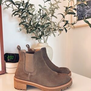 Blondo Suede Waterproof Ankle Boots